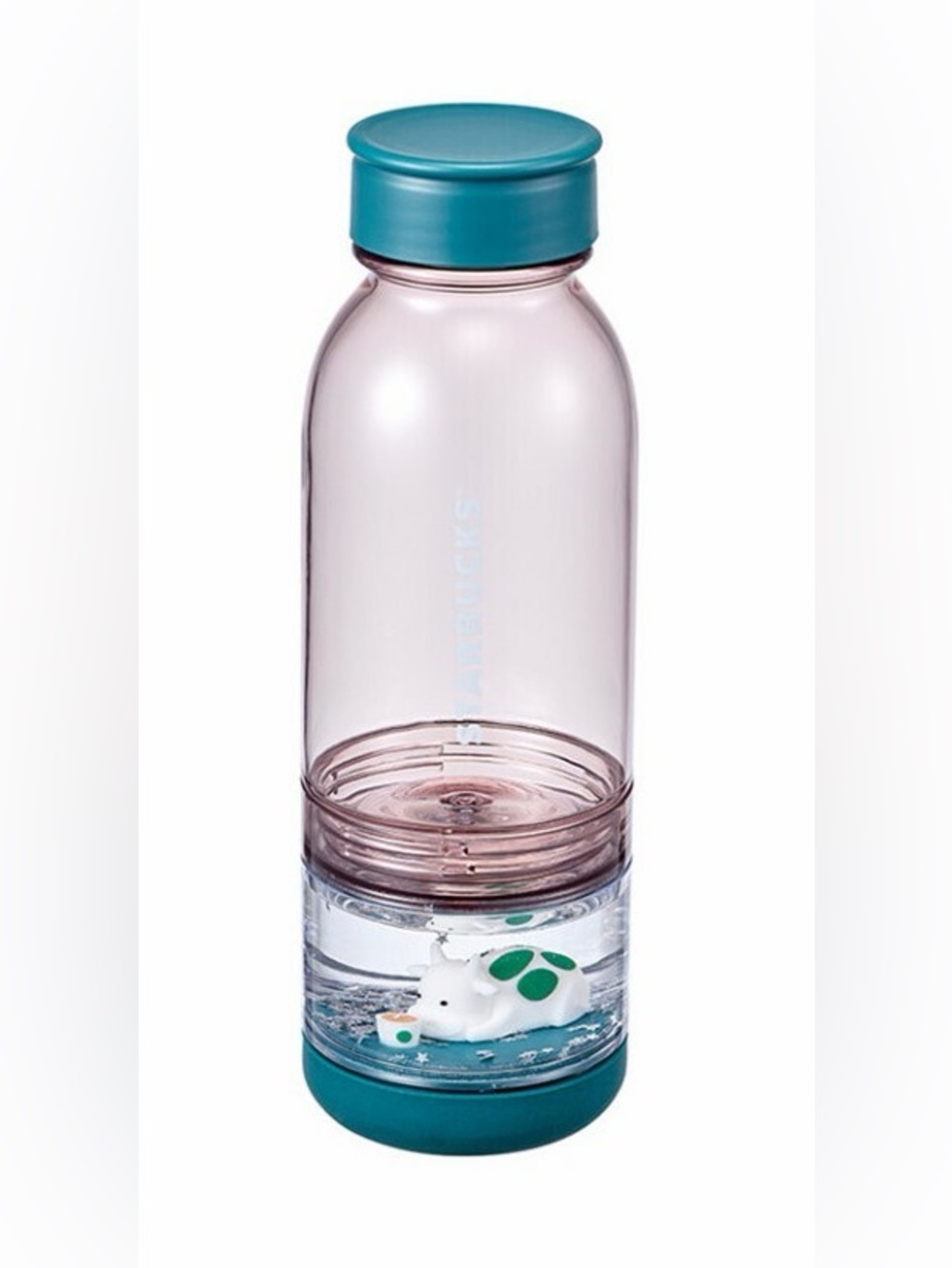 New Starbucks 2021 Korea New Year Ox Zodiac Aqua Water Bottle Snowglobe Green